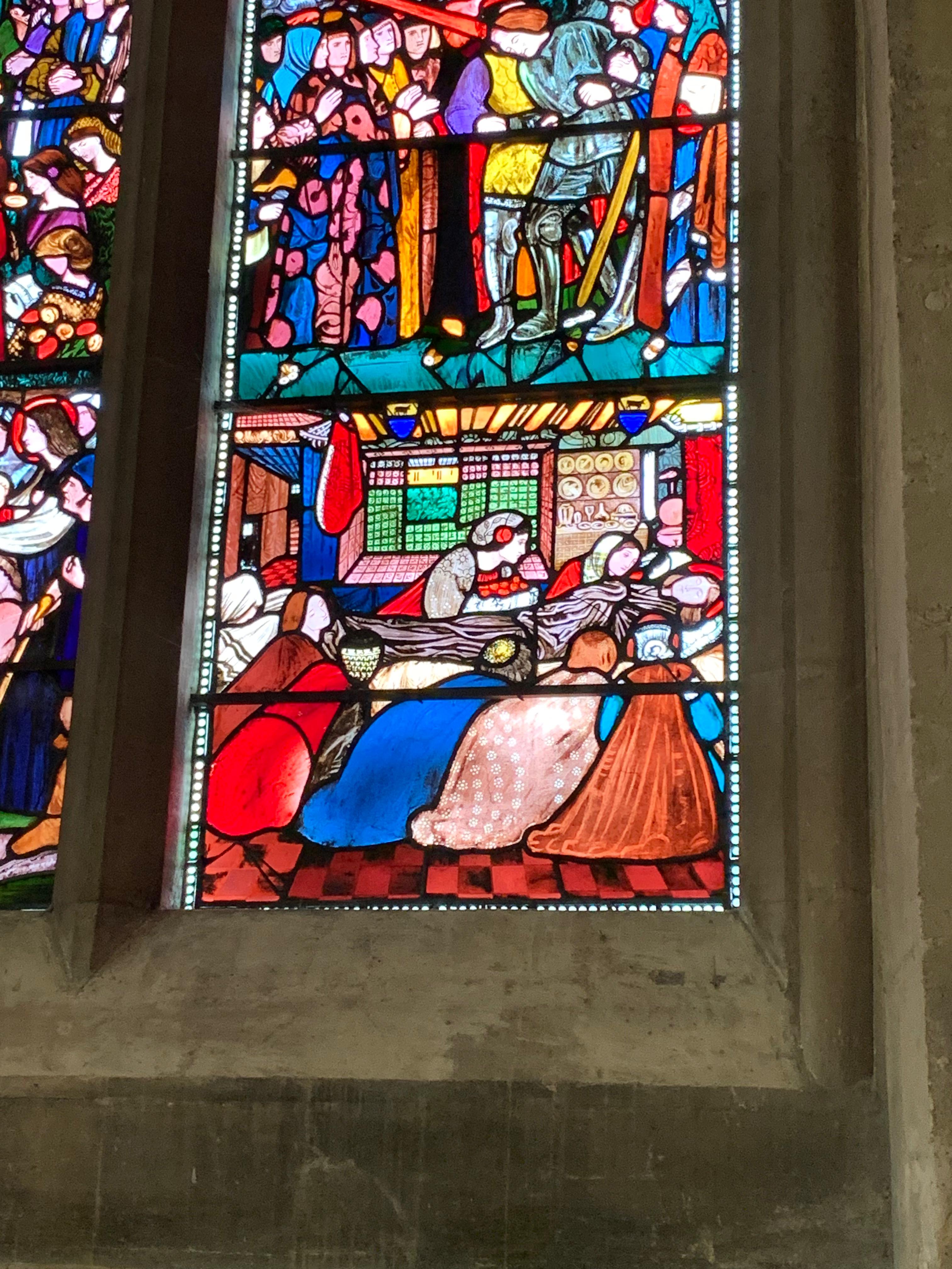 Stained glass of Christ Church Cathedral